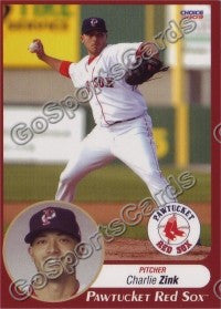 2009 Pawtucket Red Sox Charlie Zink