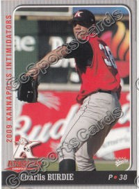 2009 Kannapolis Intimidators Charlis Burdie