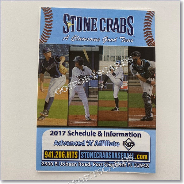 2017 Charlotte Stone Crabs Pocket Schedule