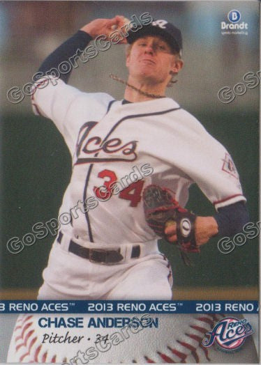 2013 Reno Aces Chase Anderson