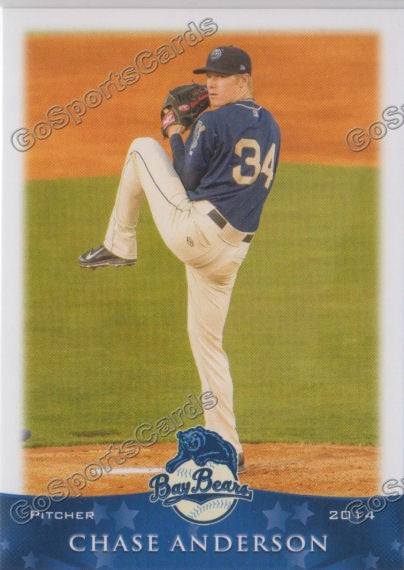 2014 Mobile BayBears Chase Anderson