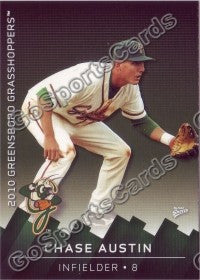 2010 Greensboro Grasshoppers Chase Austin