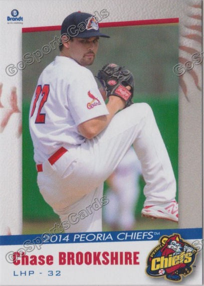 2014 Peoria Chiefs Chase Brookshire
