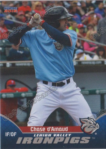 2015 Lehigh Valley IronPigs Chase D'Arnaud 1st