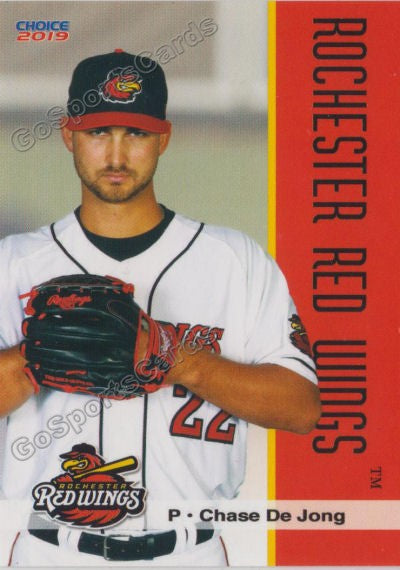 2019 Rochester Red Wings Chase De Jong