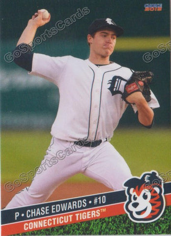 2015 Connecticut Tigers Chase Edwards
