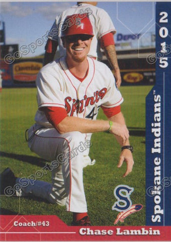 2015 Spokane Indians Chase Lambin