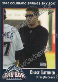 2010 Colorado Springs Sky Sox Chase Lattimer
