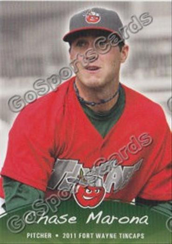 2011 Fort Wayne TinCaps Chase Marona
