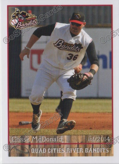 2014 Quad Cities River Bandits Chase McDonald