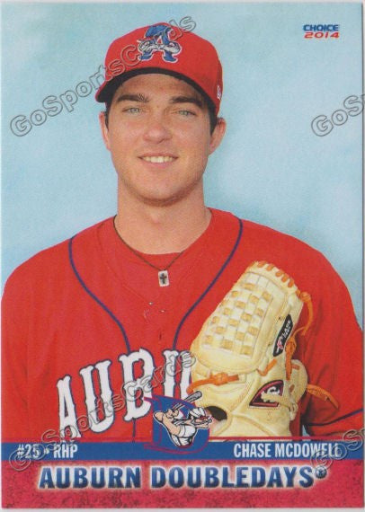 2014 Auburn Doubledays Chase McDowell