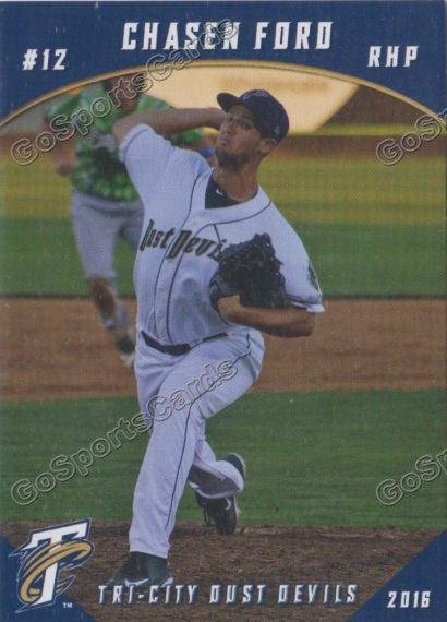 2016 Tri City Dust Devils Chasen Ford