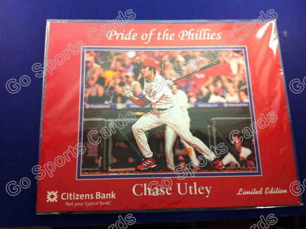 Chase Utley 2004 Philadelphia Phillies SGA Lithograph Photo
