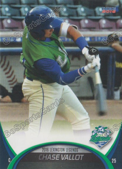 2016 Lexington Legends Chase Vallot