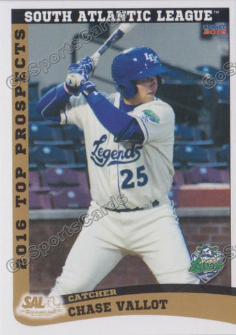 2016 South Atlantic League Top Prospect Chase Vallot