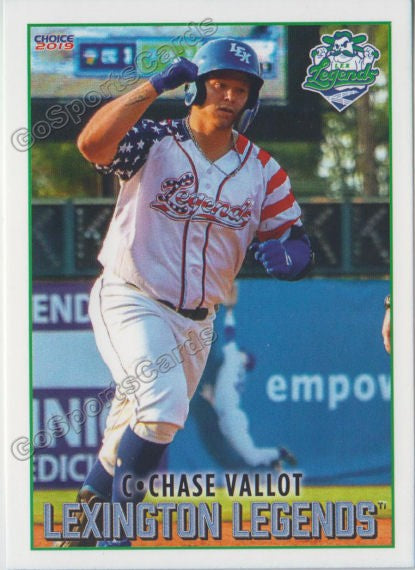 2019 Lexington Legends Chase Vallot