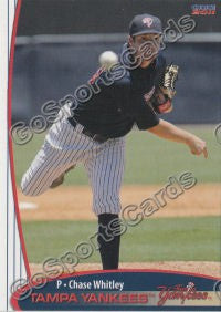 2011 Tampa Yankees Chase Whitley
