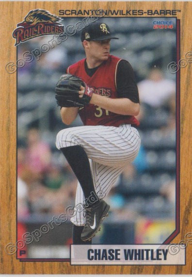 2014 Scranton Wilkes Barre Railriders Chase Whitley