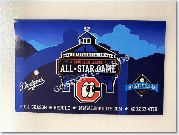 2014 Chattanooga Lookouts Pocket Schedule