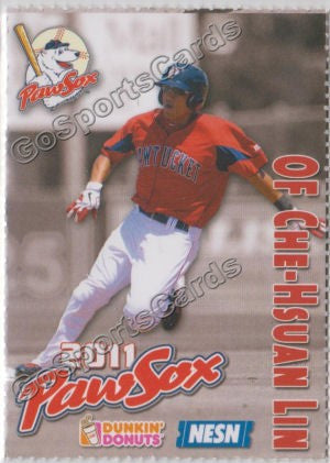 2011 Pawtucket Red Sox Dunkin Donuts Che Hsuan Lin