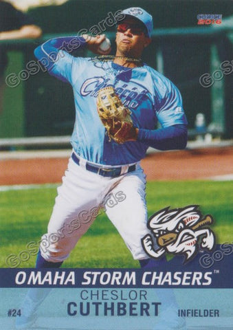 2016 Omaha Storm Chasers Cheslor Cuthbert
