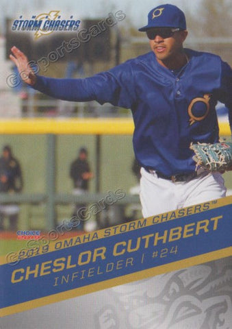 2019 Omaha Storm Chasers Cheslor Cuthbert