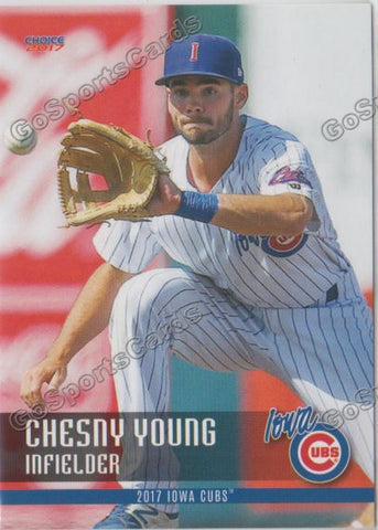 2017 Iowa Cubs Chesny Young