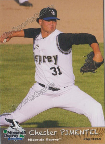 2016 Missoula Osprey Chester Pimentel