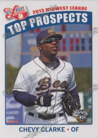 2013 MidWest League Top Prospect Chevy Clarke
