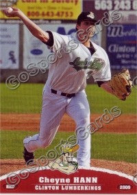 2009 Clinton LumberKings Cheyne Hann