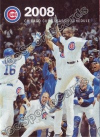 2008 Chicago Cubs Pocket Schedule