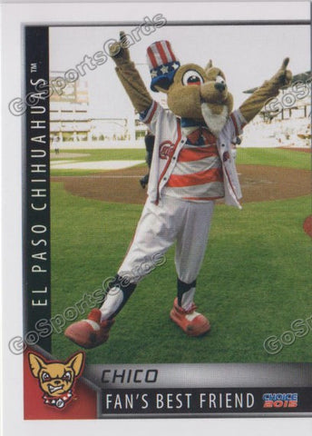 2015 El Paso Chihuahuas Chico Mascot