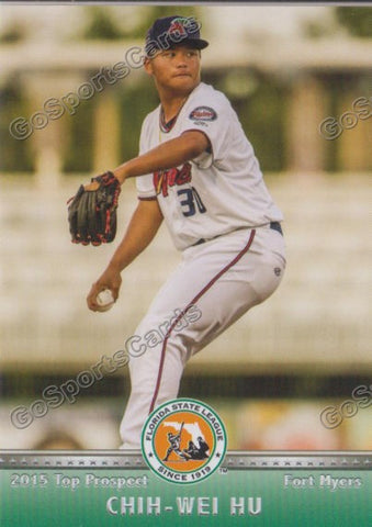 2015 Florida State League Top Prospect Chih Wei Hu