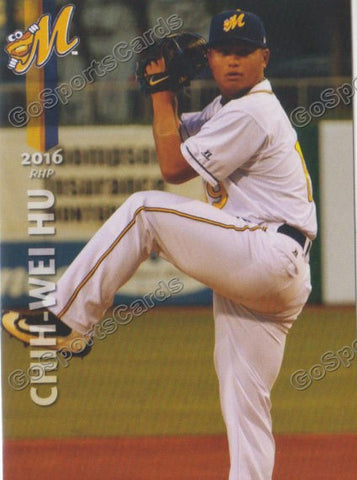 2016 Montgomery Biscuits Chih Wei Hu