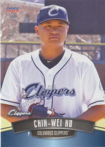 2019 Columbus Clippers Chih Wei Hu