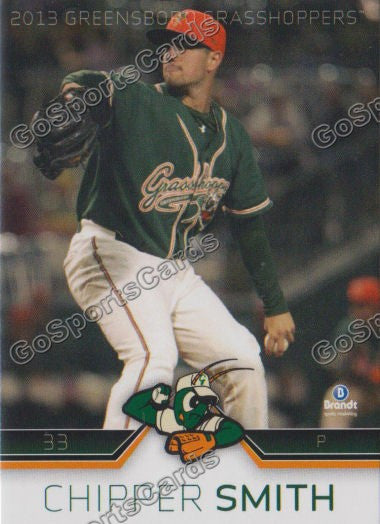 2013 Greensboro Grasshoppers Chipper Smith