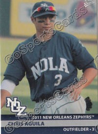 2011 New Orleans Zephyrs Chris Aguila