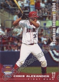 2004 Spokane Indians Chris Alexander