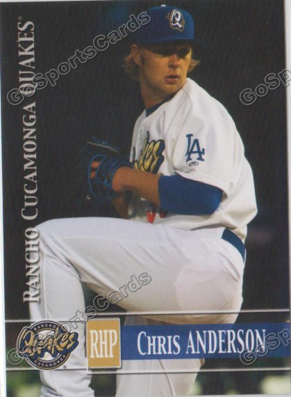 2014 Rancho Cucamonga Quakes Chris Anderson