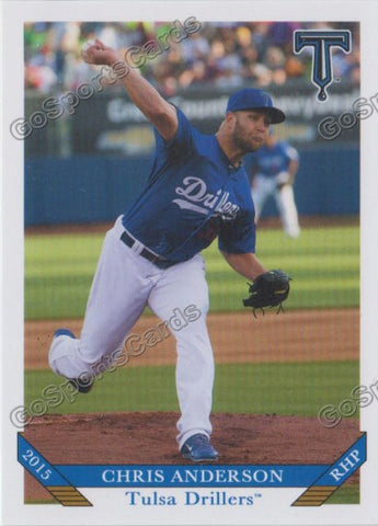2015 Tulsa Drillers Chris Anderson