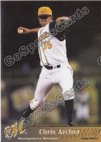 2011 Montgomery Biscuits Chris Archer