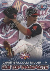 2011 Carolina League Top Prospects Chris Balcom Miller (Balcolm)