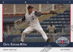 2011 Salem Red Sox Chris Balcom Miller