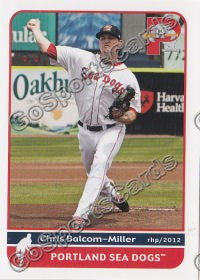 2012 Portland Sea Dogs Chris Balcom Miller