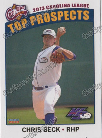 2013 Carolina League Top Prospect Chris Beck