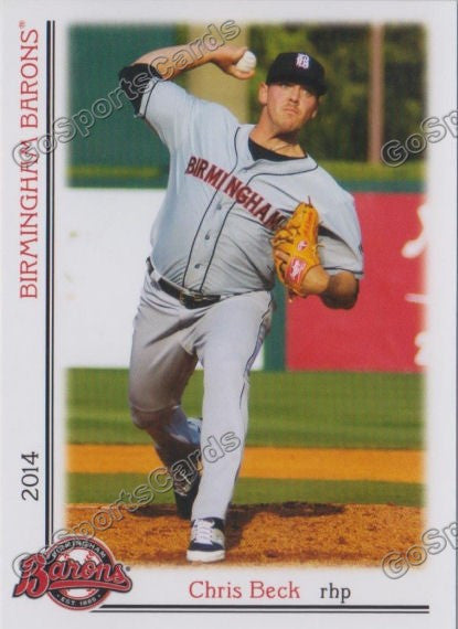 2014 Birmingham Barons Chris Beck