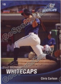 2008 West Michigan WhiteCaps Chris Carlson