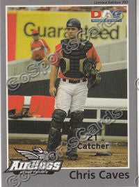 2010 Grand Prairie AirHogs DAV Chris Caves