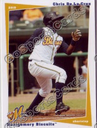 2010 Montgomery Biscuits Chris De La Cruz