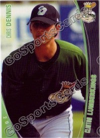 2008 Clinton LumberKings Chris Dennis